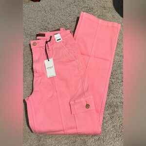 Judy Blue Women's Straight Leg Pink Jeans